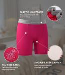 Bamboo Cool Women's Boy Shorts, 5-Pack Panties