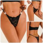 Sexy Lace G-String Thongs for Women - 4 Pack