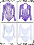 12-Piece Women's Fishnet Lace Babydoll Set