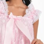 Satin Sissy Babydoll Nightie with Ruffles