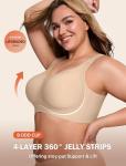 Supportive Wireless Push Up Bra for Women