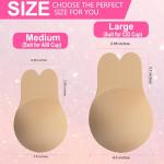 Invisible Sticky Push-Up Bra with Nipple Covers