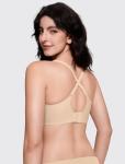 LetsJoli Deep V Mesh Wireless Push-Up Bra