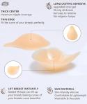 Ultra-Thin Adhesive Nipple Covers for Added Lift