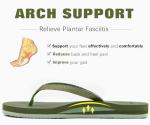Comfortable Arch Support Flip Flops for Women