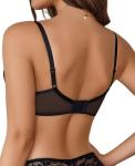 Avidlove Lace Bralette - Sexy Push-Up Black Lingerie