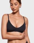 Inlyric Women's Soft Scoop Bralette - Black