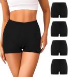 High Waisted Cotton Boy Shorts Multipack, Size XL