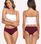 Coskefy Women's Soft Cotton Low Rise Briefs