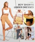Okimay 4 Pack Cotton Boyshorts for Women
