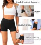 High Waisted Cotton Boy Shorts Multipack, Size XL