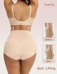 High Waisted Tummy Control Shapewear Panties