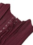 Lace Up Overbust Corset Tops for Women