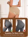 High-Waisted Seamless Tummy Control Briefs - 4 Pack