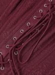 Lace Up Overbust Corset Tops for Women