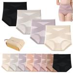 Leak Proof Tummy Control High-Waist Briefs - 4 Pack
