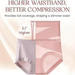 Leak Proof Tummy Control High-Waist Briefs - 4 Pack