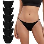 INNERSY Silky Cheeky Bikini Panties 6-Pack