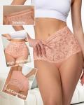 MIOTAN Women's Lace High Waisted Cheeky Panties 4 Pack