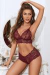 Avidlove Lace Robe and Sexy Lingerie Set