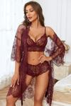 Avidlove Lace Robe and Sexy Lingerie Set