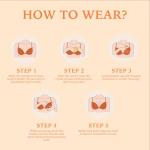 Sticky Bra Inserts for D Cup - Beige