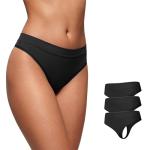 Soft High Rise Thongs for Women - 3 Pack