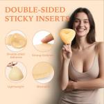 Sticky Bra Inserts for D Cup - Beige