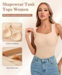 VELISDE Women's U Neck Shapewear Tank Top