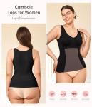 LODAY Women's V Neck Tummy Control Tank Top