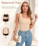 VELISDE Women's U Neck Shapewear Tank Top