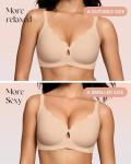 Wireless Push-Up Bra with Seamless Full Coverage