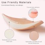 Sticky Push-Up Strapless Bra with Nipple Covers