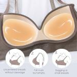 Sticky Silicone Bra Inserts - Reusable Push-Up Pads