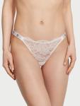 Victoria's Secret Lace Thong in Coconut White