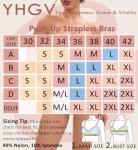 Strapless Push-Up Non-Slip Bandeau Bra in Beige