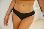 FINETOO 6 Pack Seamless Hipster Underwear - Black