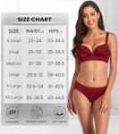 10-Pack Seamless Low Waist Cotton Bikini Panties