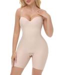 Strapless Backless Bodysuit with Tummy Control