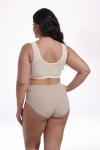 Comfortable Wireless Bralette for Older Women, Apricot 38D