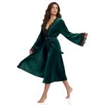 Velvet Lace Nightgown Bathrobe for Women