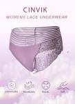 High Waisted Lace Cheeky Underwear Pack for Women