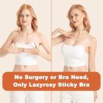 LAZYROSY Reusable Sticky Bra Pads for Boost