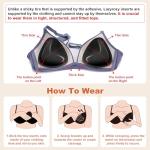 LAZYROSY Reusable Sticky Bra Pads for Boost