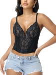 Lace Bustier Corset Top for Date Night