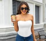 Y2K Overbust Corset Top with Adjustable Zipper