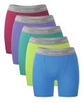 Soft Bamboo Boxer Briefs for Women - 5-Pack