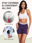 Womens High Waisted Modal Boxer Briefs - 4 Pack