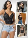 Lace Bustier Corset Top for Date Night