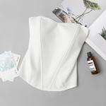 Y2K Overbust Corset Top with Adjustable Zipper